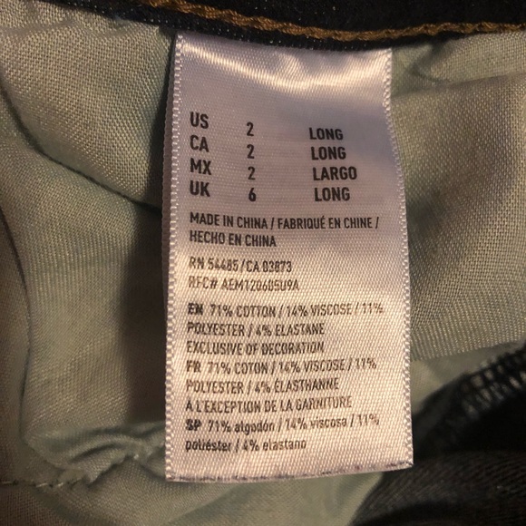 Dark Wash Super High Waisted Jeggings - Picture 7 of 7